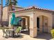 Community pool outdoor seating area at 1316 Oak Village Ave, Las Vegas, NV 89183