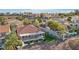 A backyard boasts a covered patio, pool, and well-maintained landscaping at 1343 Panini Dr, Henderson, NV 89052