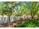 View of backyard landscaping and a perimeter block wall at 2486 Sabado St, Las Vegas, NV 89121