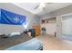 Bedroom featuring a closet, ceiling fan, and space for furniture at 2571 N David St, Pahrump, NV 89060