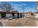 Backyard pool featuring a slide, diving board, and comfortable seating in the patio area at 2909 Gilmary Ave, Las Vegas, NV 89102