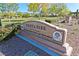 Sign for Solista Park, City of Henderson, with trees and green space in the background at 3179 Mura Del Prato Ave, Henderson, NV 89044