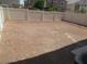 Spacious back yard with gravel, offering a blank canvas for landscaping and outdoor enjoyment at 3208 Regal Swan Pl # 3, North Las Vegas, NV 89084