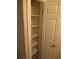 Linen closet is ready for storage at 3208 Regal Swan Pl # 3, North Las Vegas, NV 89084