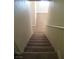 Carpeted staircase with a handrail at 3208 Regal Swan Pl # 3, North Las Vegas, NV 89084