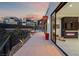 Spacious patio with a fire feature overlooking a scenic view, perfect for entertaining at 383 Solitude Peak Ln, Henderson, NV 89012