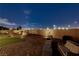 Inviting outdoor patio featuring an elegant seating area and beautiful hardscape at 3906 Jacob Lake Cir, Las Vegas, NV 89118