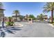 A beautifully landscaped entrance to the exclusive Canyon Estates III community at 3906 Jacob Lake Cir, Las Vegas, NV 89118