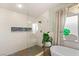 Modern shower with glass enclosure and a soaking tub provides a luxury bathing experience at 3950 Candleglow Ct, Las Vegas, NV 89147
