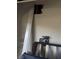 Wall with damage to drywall, trim board, and electrical outlet at 4607 Chestnut Blaze Dr, North Las Vegas, NV 89032