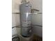 Close up shot of a newer model AO Smith water heater attached to a wall at 4607 Chestnut Blaze Dr, North Las Vegas, NV 89032