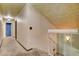 Upstairs hallway with carpet and access to bedrooms at 5019 Lancaster Dr, Las Vegas, NV 89120