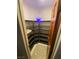 Well-organized walk-in closet with ample shelving and unique neon accent at 5381 Waving Sage Dr, Las Vegas, NV 89149