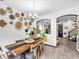 Dining room boasts decor and archway to entryway at 6324 Desert Leaf St # 3, North Las Vegas, NV 89081