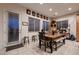Cozy breakfast nook, complete with backyard access and adjacent kitchen area at 6750 Quapaw St, Las Vegas, NV 89149
