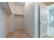 Walk-in closet with carpeted floor and single rack for hanging clothes at 787 Craigmark Ct, Henderson, NV 89002