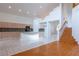 Spacious open-concept kitchen with a large island, breakfast bar and views of the stairs at 787 Craigmark Ct, Henderson, NV 89002