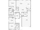 Detailed floor plan showcasing the layout of the home with labeled rooms and dimensions at 8232 Silver Vine St, North Las Vegas, NV 89085
