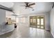 Bright and airy dining area with access to the patio through sliding glass doors at 8504 W Gilmore Ave, Las Vegas, NV 89129