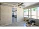 Patio area with weights and workout equipment, accessible from other rooms at 8504 W Gilmore Ave, Las Vegas, NV 89129