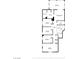 Schematic floor plan showing room dimensions for the second story at 9290 S Cool Creek Ave, Las Vegas, NV 89147