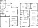 Detailed two-story floor plan featuring spacious rooms and functional layout at 10954 Free Flow Pl, Las Vegas, NV 89138