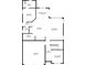 First floor layout with spacious kitchen, living room, and garage access at 10954 Free Flow Pl, Las Vegas, NV 89138
