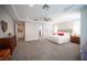 Expansive main bedroom featuring recessed lights, ceiling fan, and generous layout at 12018 Vento Forte Ave, Las Vegas, NV 89138