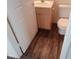 Bathroom featuring a single sink vanity and toilet at 1401 N Michael Way # 244, Las Vegas, NV 89108