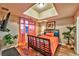 Cozy bedroom with warm lighting, wood floors, and orange accents at 150 Las Vegas Blvd # 1606, Las Vegas, NV 89101