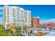 Inspiring cityscape view featuring hotels and an illuminated horse statue at 150 Las Vegas Blvd # 1606, Las Vegas, NV 89101