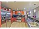 Well-equipped kitchen with stainless steel appliances and dark granite countertops at 150 Las Vegas Blvd # 1606, Las Vegas, NV 89101