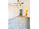 This is a bedroom with carpet floors, ceiling fan, and two doors at 1881 W Alexander Rd # 1128, North Las Vegas, NV 89032