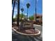 Attractive stone community sign and landscaping welcomes residents and guests at 1881 W Alexander Rd # 1128, North Las Vegas, NV 89032