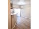 Open dining area with sliding glass doors to the outside, adjacent to the kitchen at 1881 W Alexander Rd # 1128, North Las Vegas, NV 89032