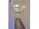 Narrow carpeted walk-in closet with a rail for hanging clothes and additional shelf at 1881 W Alexander Rd # 1128, North Las Vegas, NV 89032