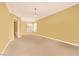 Bedroom with neutral paint, carpet flooring, crown molding, and plantation shutters at 2318 Shorewood Hills Ave, Henderson, NV 89052