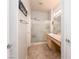 Functional bathroom with a shower, vanity, and clean, simple design at 2557 Terrytown Ave, Henderson, NV 89052