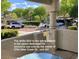 View of the dedicated parking spot for unit 101 from the patio at 2704 Otter Creek Ct # 101, Las Vegas, NV 89117