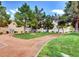 Inviting community green space with walking paths and manicured lawn at 3367 Cheltenham St, Las Vegas, NV 89129