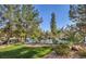 A beautiful community pool area offers a refreshing oasis, surrounded by lush landscaping and inviting seating at 3367 Cheltenham St, Las Vegas, NV 89129