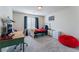 Comfortable bedroom with a carpet floor, natural light and ample space for work and play at 3815 Corellia Ave, North Las Vegas, NV 89084