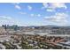 Wide city view of Las Vegas, Nevada showing housing and commercial construction under a partly cloudy sky at 4381 W Flamingo Rd # 3120, Las Vegas, NV 89103