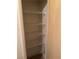Pantry with multiple wire shelves for organizing kitchen essentials at 4382 Valley Regal Way, North Las Vegas, NV 89032