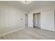 Bedroom featuring wood-look flooring, storage, and doorway at 4454 Harmony Ct, Las Vegas, NV 89121