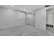 Spacious bedroom with mirrored closet doors and updated carpet at 4680 Freshwater Dr, Las Vegas, NV 89103