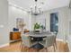 Contemporary dining room with a round table and comfortable seating at 4718 Atlantico St, Las Vegas, NV 89135