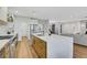 Modern kitchen featuring an island, stainless steel appliances, and an open layout with lots of natural light at 4718 Atlantico St, Las Vegas, NV 89135