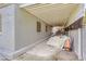 Covered patio for storage, with direct access from the house at 517 7Th St, Boulder City, NV 89005