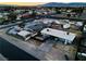 This aerial showcases two properties and the proximity to local amenities at 5320 Meikle Ln, Las Vegas, NV 89156